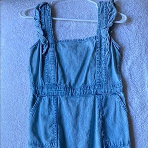 Blue denim dress